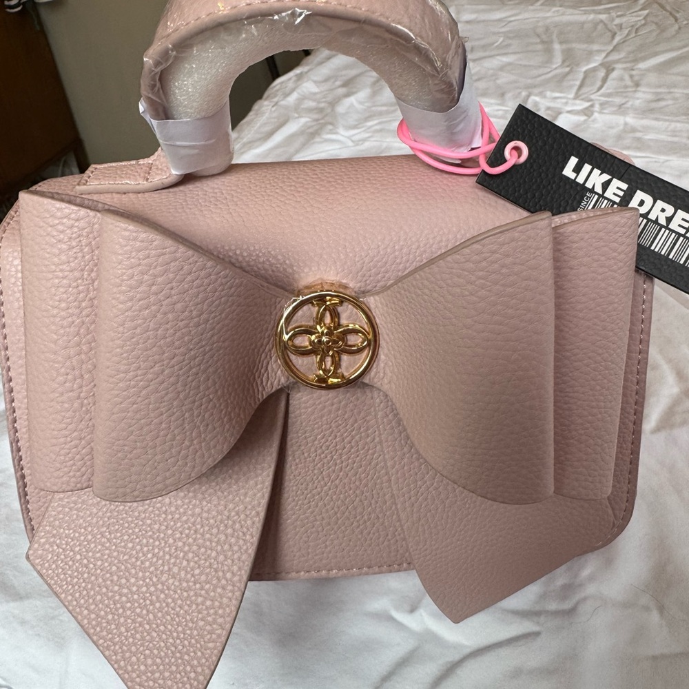 Elegant Like Dreams Blush Bow Satchel NWT